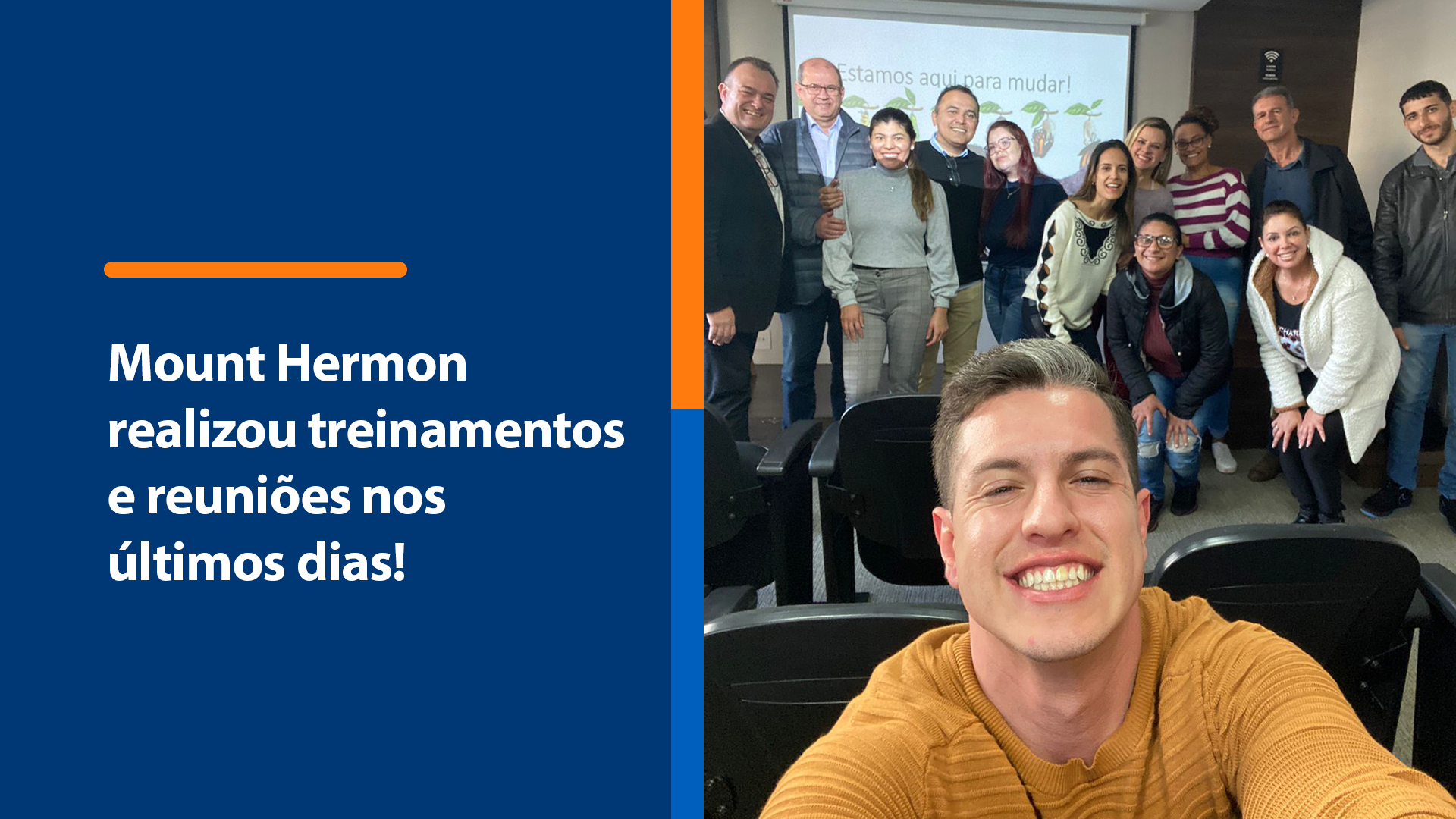 Mount Hermon realizou treinamentos e reuniões nos últimos dias!