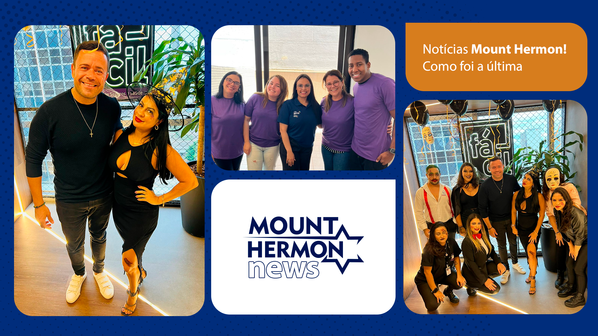 Notícias Mount Hermon! Como foi a última semana dos nossos gestores?