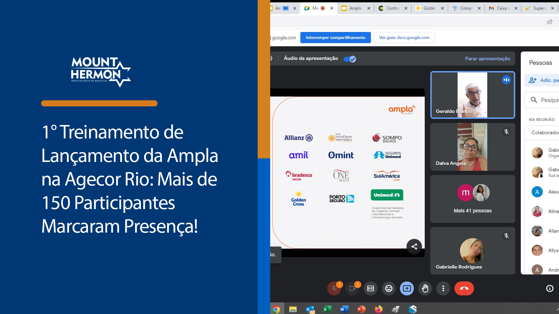 1° Treinamento de Lançamento da Ampla na Agecor Rio: Mais de 150 Participantes Marcaram Presença!