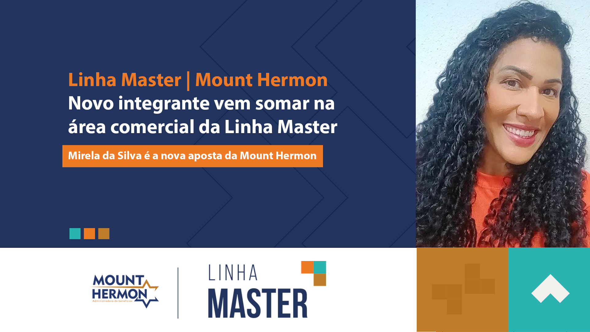 LINHA MASTER | MOUNT HERMON: Conheçam Mirela da Silva, a nova gestora comercial da Linha Master em Recife/PE