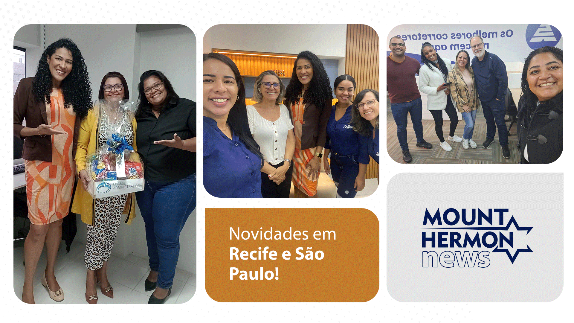 Novidades em Recife e São Paulo!
